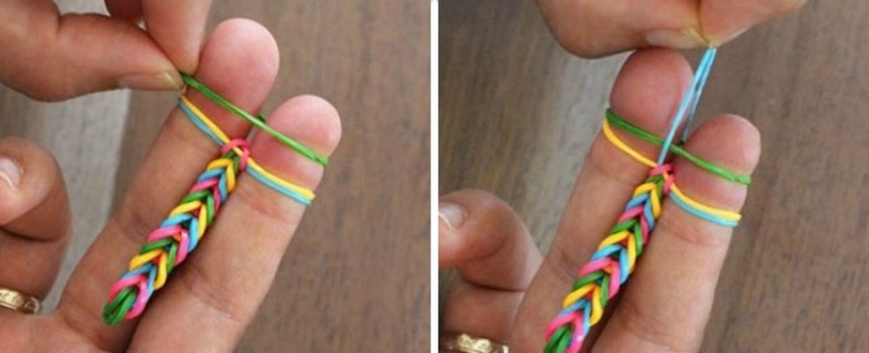 Как закончить плетение браслета