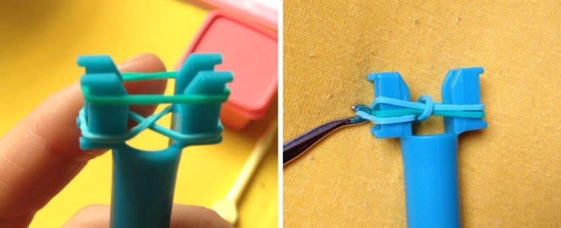 Вязание на специальной рогатке