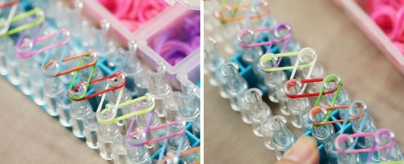 Процесс плетения браслета