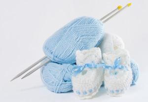 Детские пинетки крючком