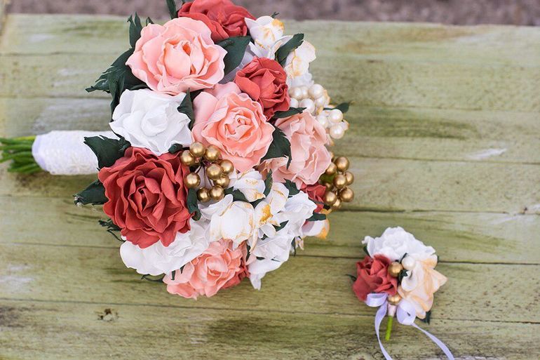 Букет из фоамирана