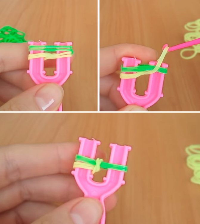 Браслеты из резинок на рогатке: особенности технологии плетения ангела и сердечка крючком, мастер-классы