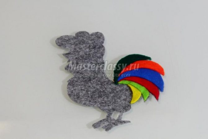 Петушок из фетра своими руками для начинающих