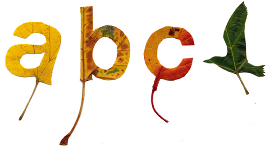 поделки из осенних листьев, осенние поделки