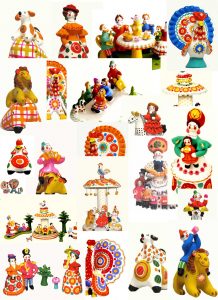 дымковские игрушки картинки