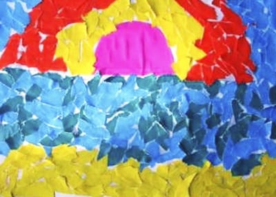 Яркие лучи заката Яркие лучи заката