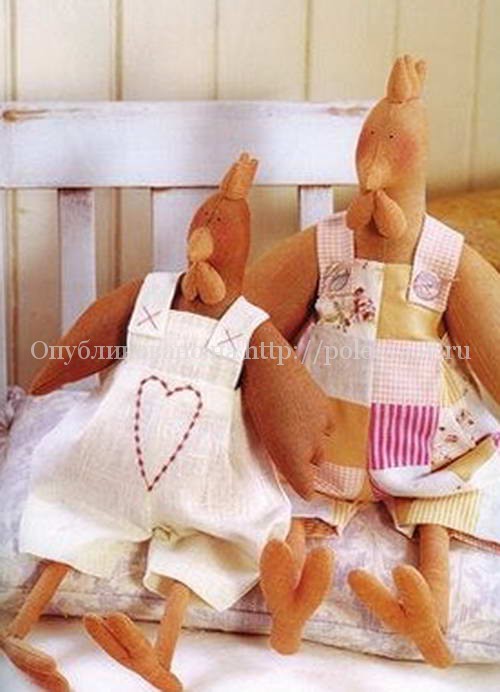 Текстильный петух с выкройками своими руками