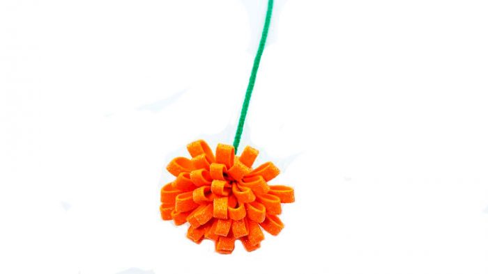 хризантема из фоамирана