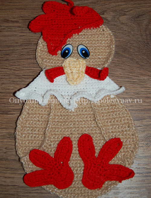 Текстильный петух с выкройками своими руками