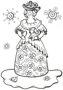 Дымковская игрушка: картинки, раскраска и фото для детей