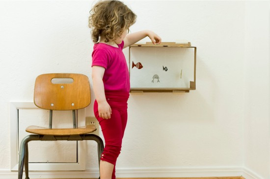 Аквариум из картона