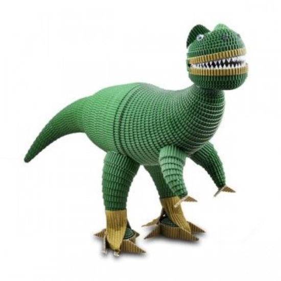 Динозавр из гофрокартона