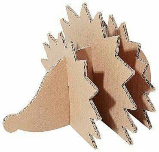 Картонный ежик