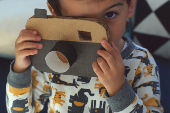 Фотоаппарат из картона