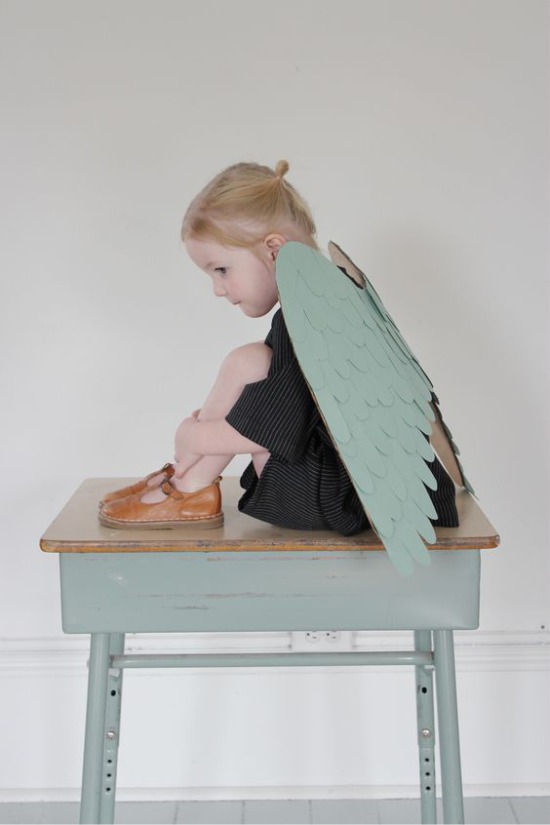 Крылья ангела из картона