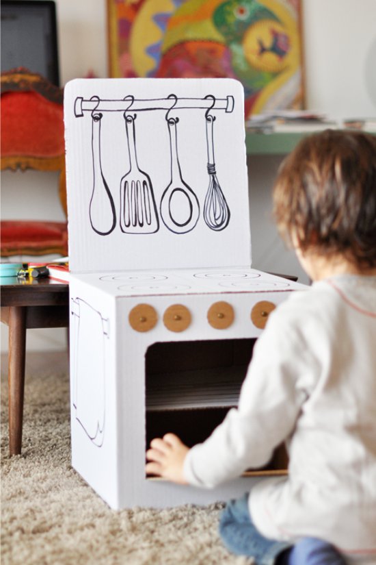 Кухня из картона