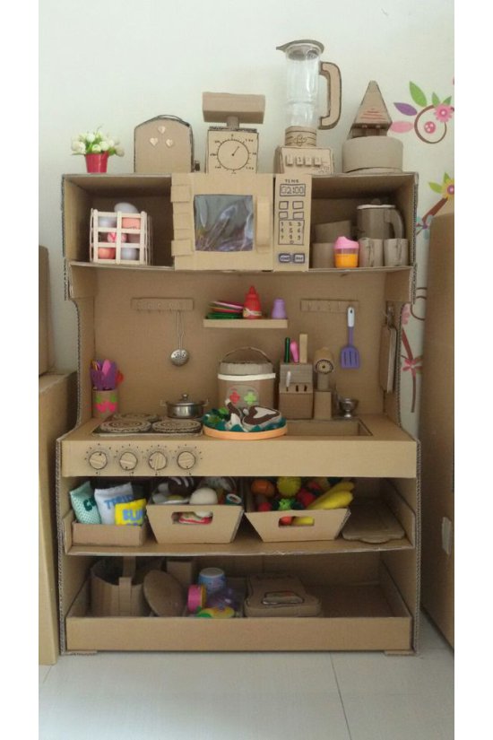 Кухня из картона