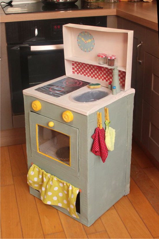 Кухня из картона