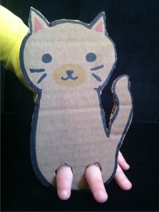 Пальчиковые куклы из картона