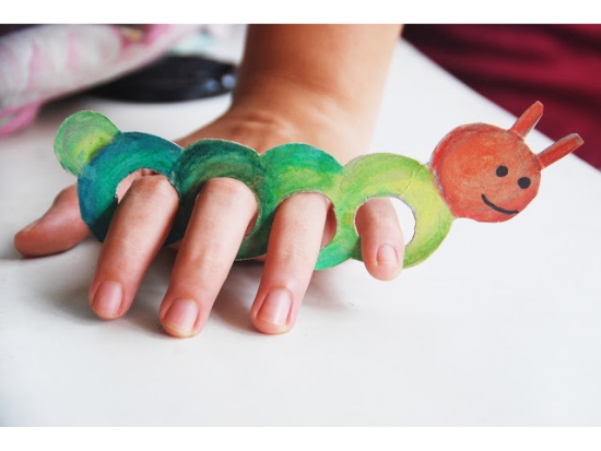 Пальчиковые куклы из картона