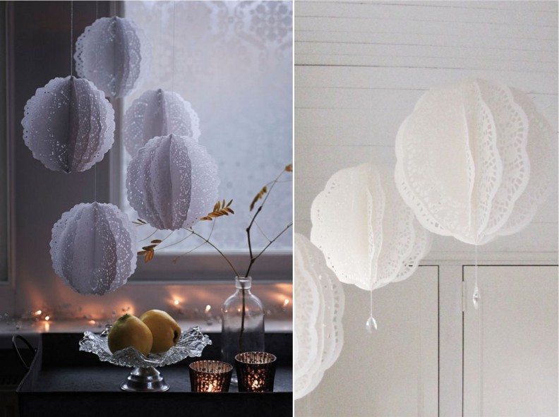 Объемные шары из салфеток