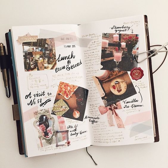 Идеи для личного дневника - обзор способов необычного оформления, фото идеи