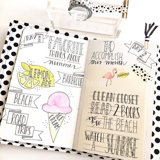 Идеи для личного дневника - обзор способов необычного оформления, фото идеи