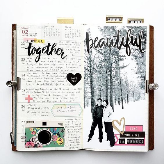 Идеи для личного дневника - обзор способов необычного оформления, фото идеи