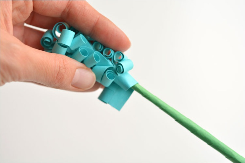 Гиацинты из бумаги