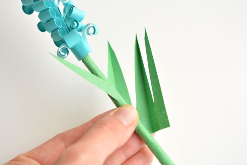 Гиацинты из бумаги