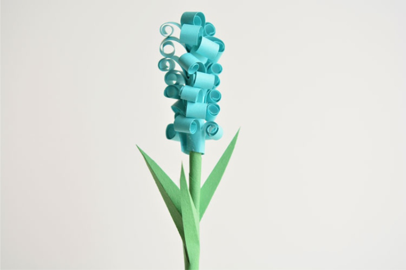 Гиацинты из бумаги