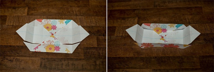 Углы, согнутые к центру