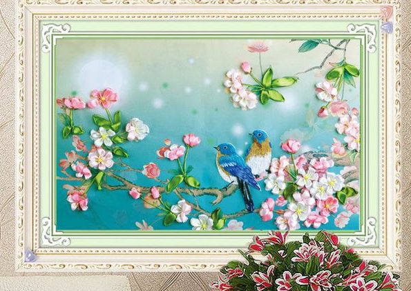 Вышивка лентами цветы для начинающих, рекомендации в необычной технике, схемы и фото композиций полевых букетов