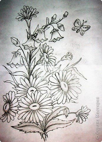 очаровательные ромашки схемы Вышивка лентами цветы для начинающих, рекомендации в необычной технике, схемы и фото композиций полевых букетов