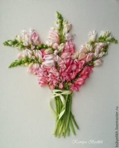 Вышивка лентами цветы для начинающих, рекомендации в необычной технике, схемы и фото композиций полевых букетов