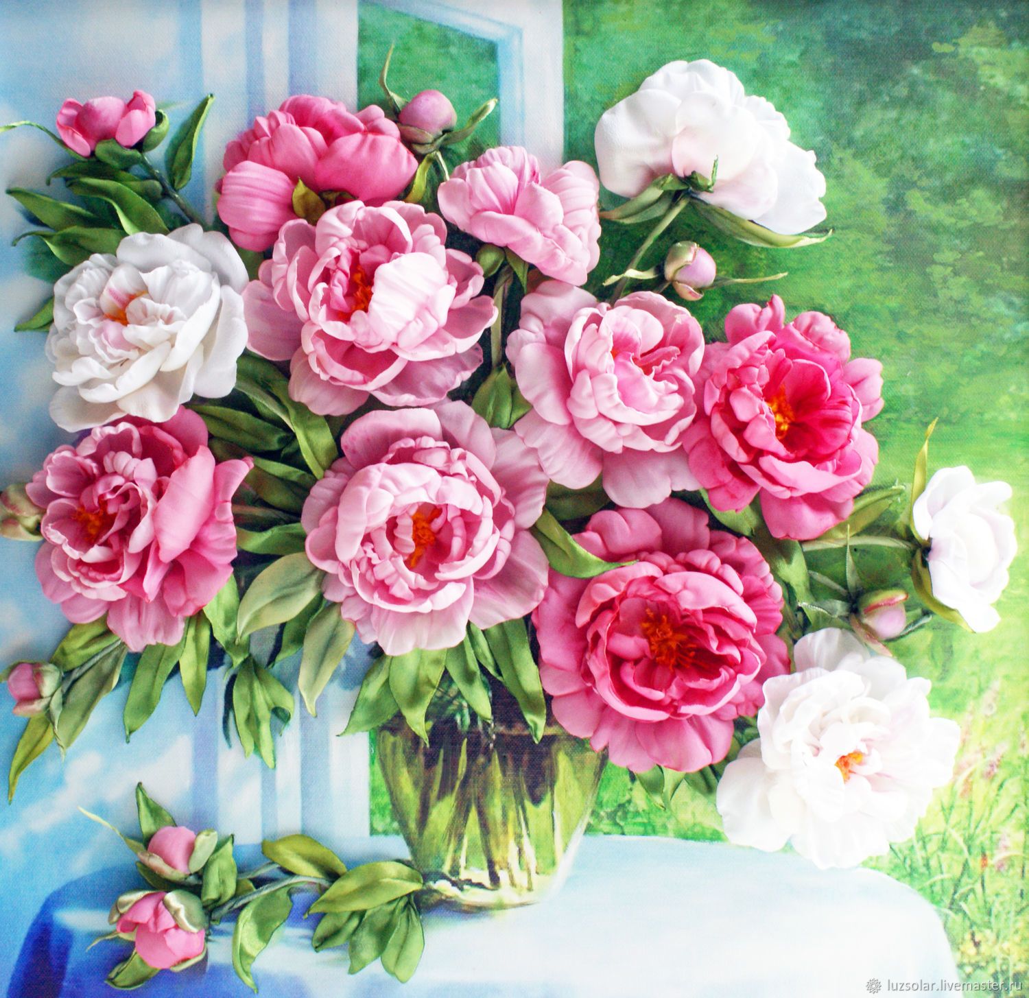 Вышивка лентами цветы для начинающих, рекомендации в необычной технике, схемы и фото композиций полевых букетов