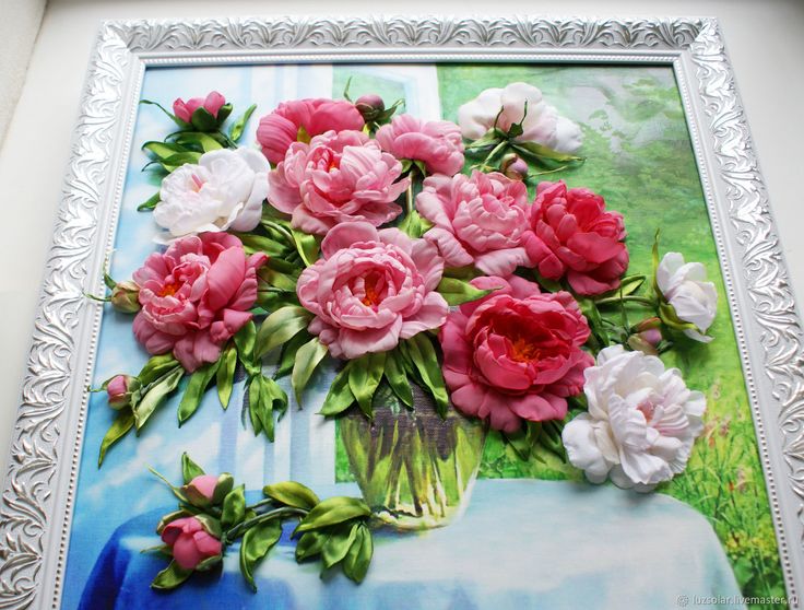 Вышивка лентами цветы для начинающих, рекомендации в необычной технике, схемы и фото композиций полевых букетов