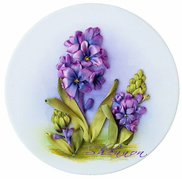 Вышивка лентами цветы для начинающих, рекомендации в необычной технике, схемы и фото композиций полевых букетов