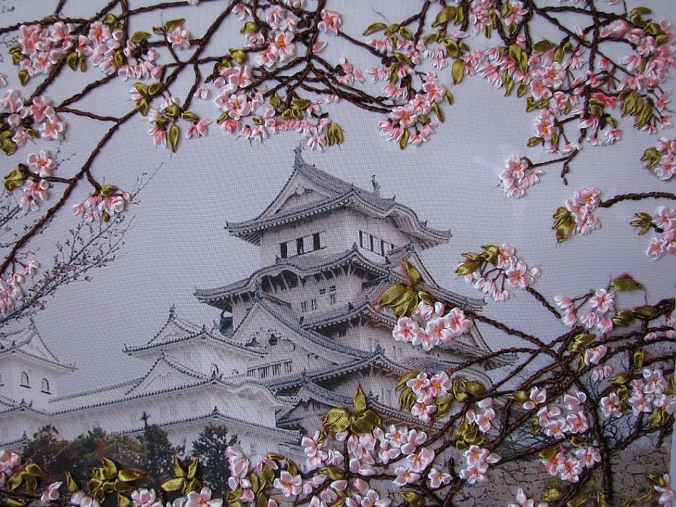 Вышивка лентами цветы для начинающих, рекомендации в необычной технике, схемы и фото композиций полевых букетов