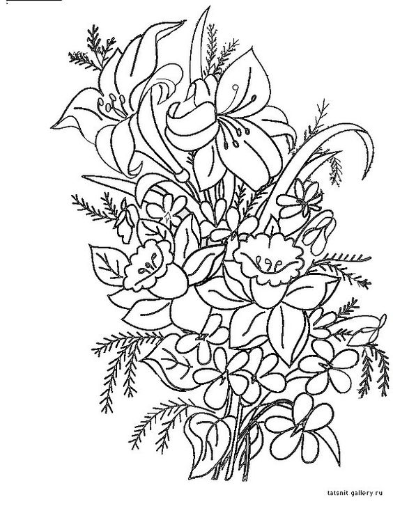 схемы лилии