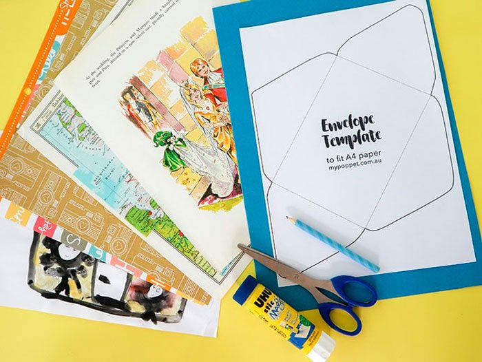 Как сделать конверт из бумаги А4 своими руками для письма