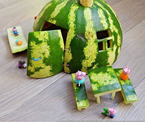 Поделки из арбузов и дынь