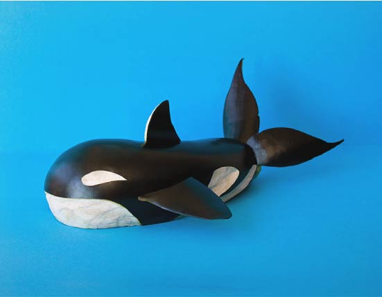 Поделки из овощей - дельфин