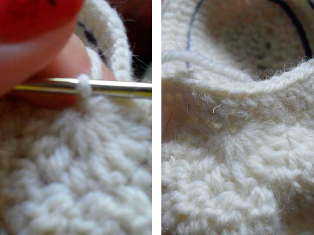 Пинетки крючком для новорожденных