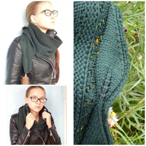 Шарф снуд спицами с описанием схемы: 92 фото новинки, подборка лучших вариантов моделей 2019