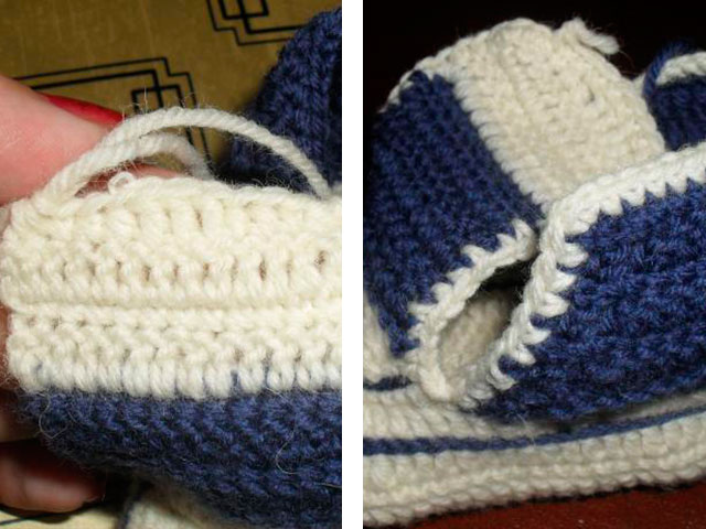 Пинетки крючком для новорожденных