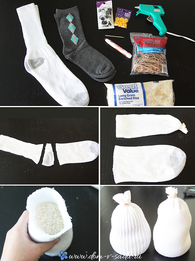 Снеговик из носка: пошаговая инструкция, советы, подробные мастер-классы с фото