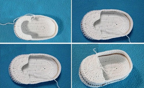 Пинетки для начинающих с пошаговым описанием крючком, схемы