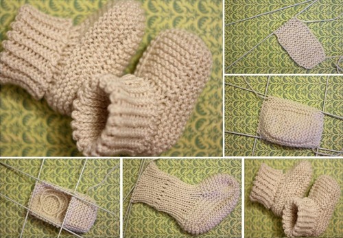 Пинетки для начинающих с пошаговым описанием крючком, схемы