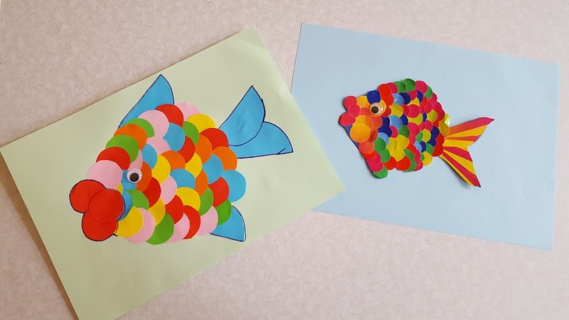 Аппликация из бумаги: шаблоны и схемы для самых маленьких